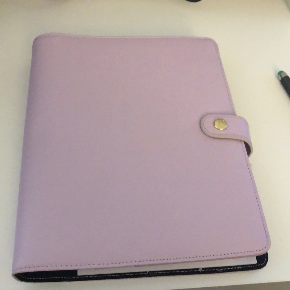 Kikki K large A5 purple planner